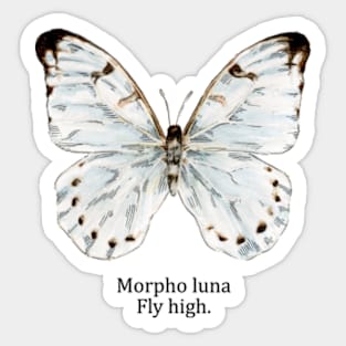 morpho luna Sticker